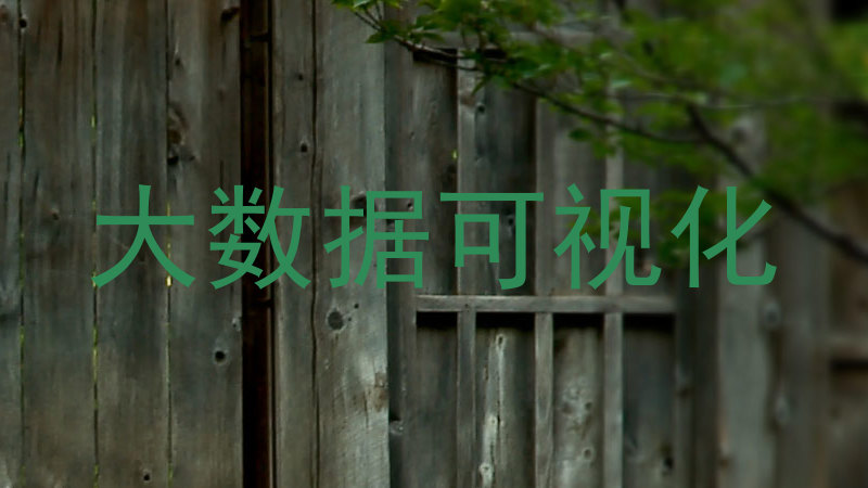 大数据可视化