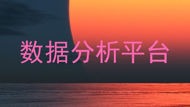 数据分析平台