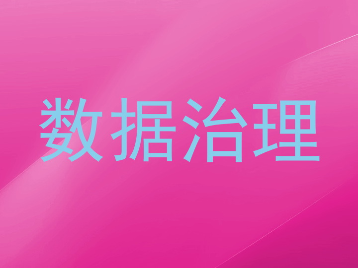 数据治理