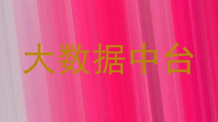 大数据中台