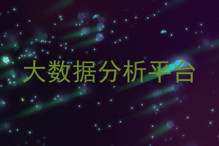 大数据分析平台