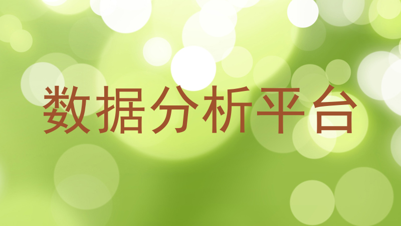 数据分析平台