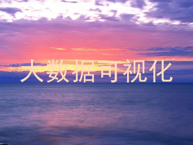 大数据可视化