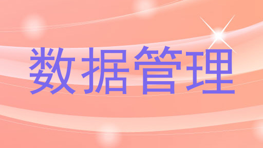数据管理