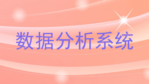 数据分析系统