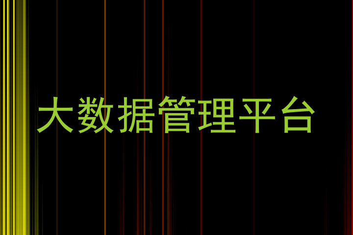 大数据管理平台
