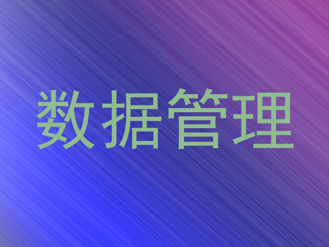 数据管理