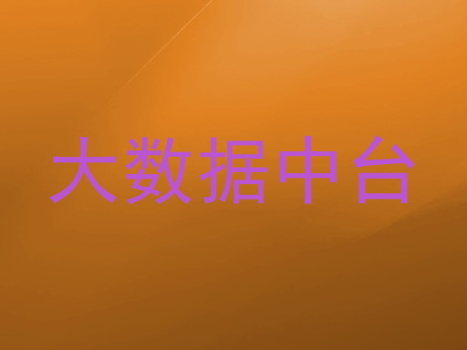 大数据中台