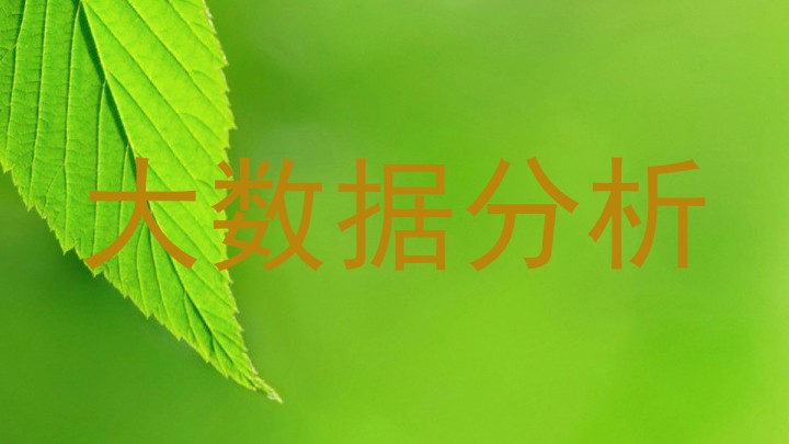 大数据分析