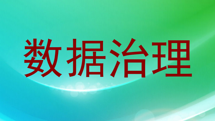 数据治理