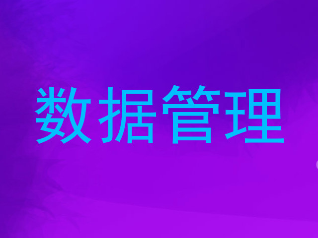 数据管理