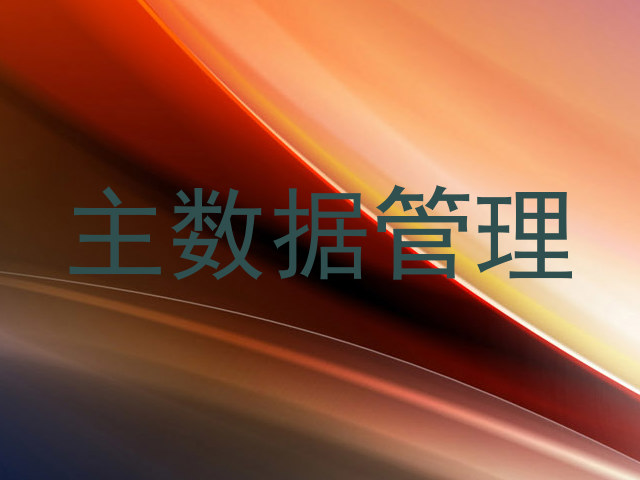 主数据管理