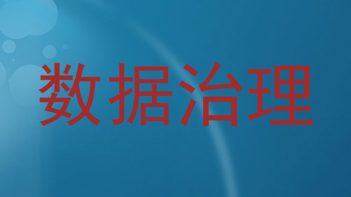数据治理