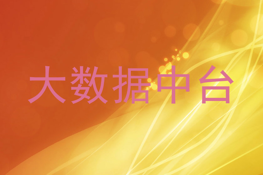 大数据中台