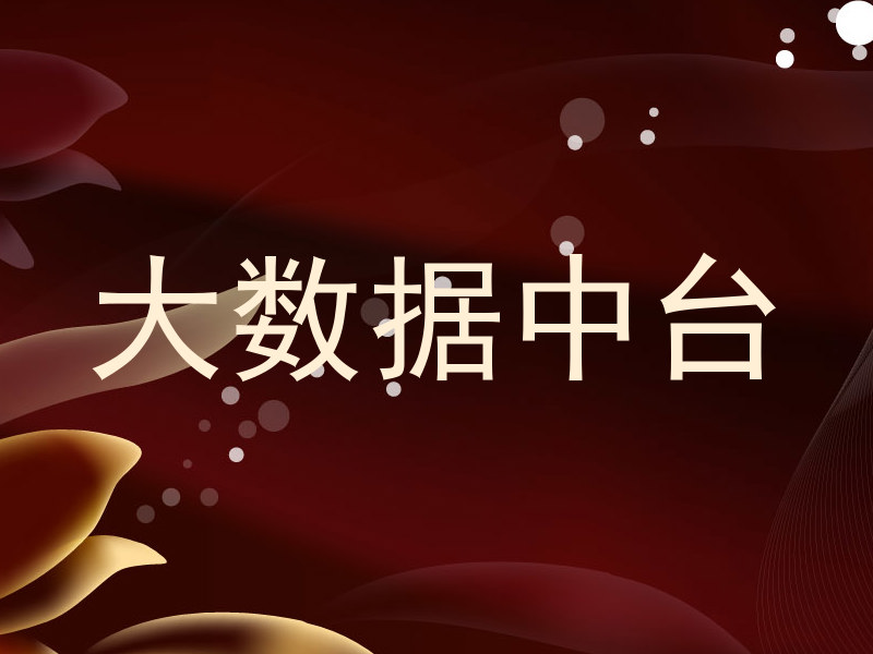 大数据中台