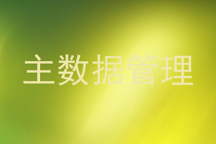 主数据管理