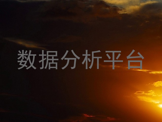 数据分析平台