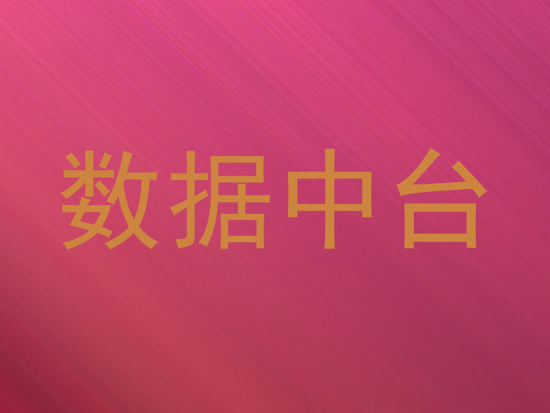 数据中台