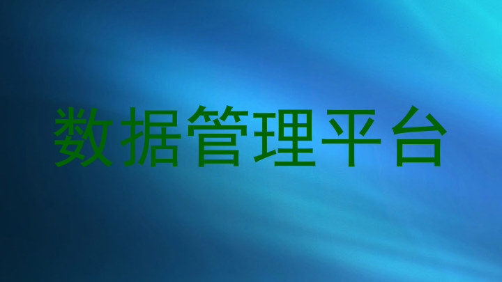 数据管理平台