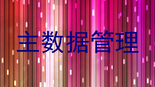 主数据管理