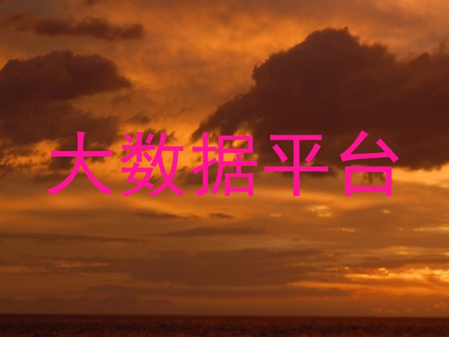 大数据平台
