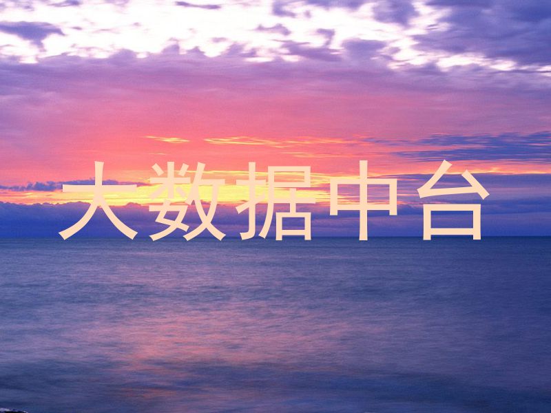 大数据中台