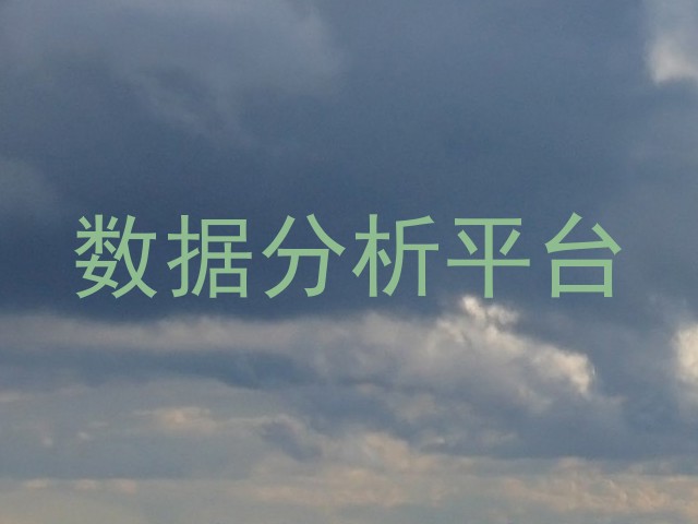 数据分析平台