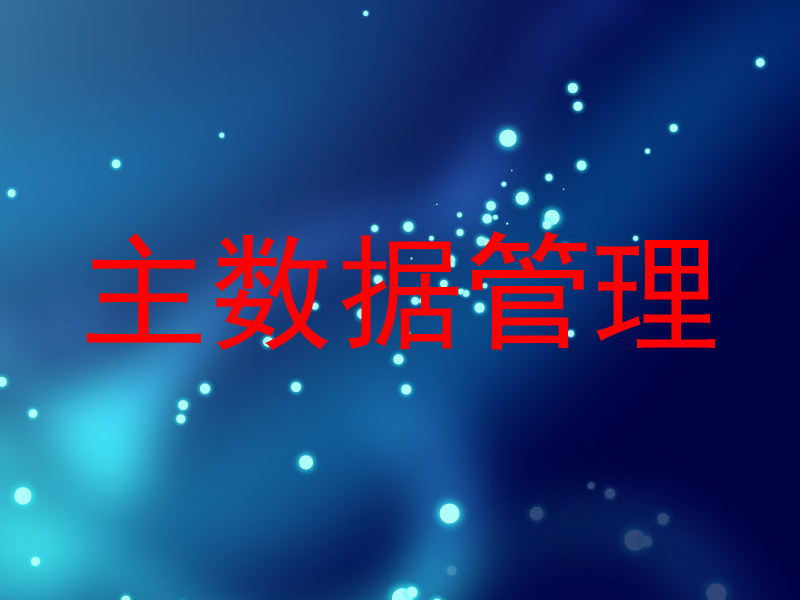 主数据管理