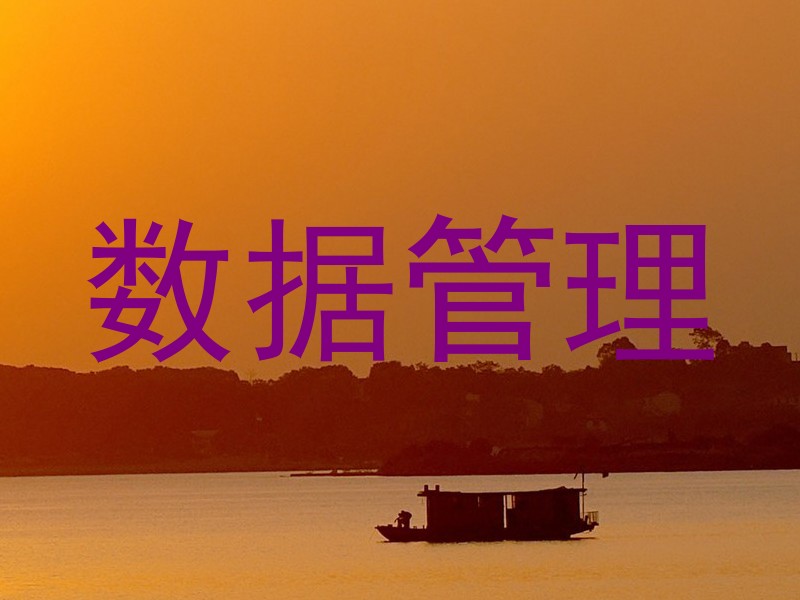 数据管理
