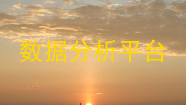 数据分析平台