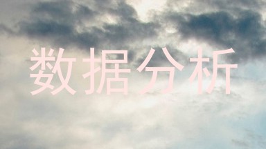数据分析