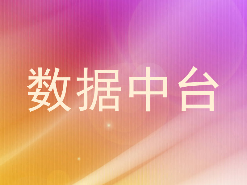数据中台