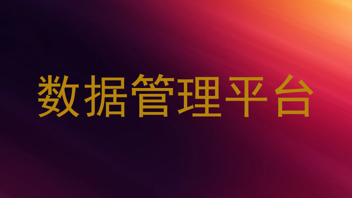 数据管理平台