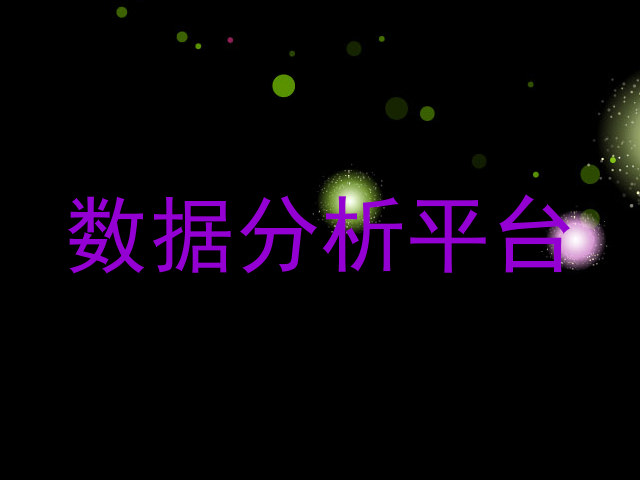 数据分析平台