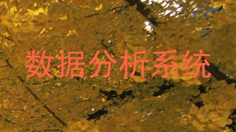 数据分析系统
