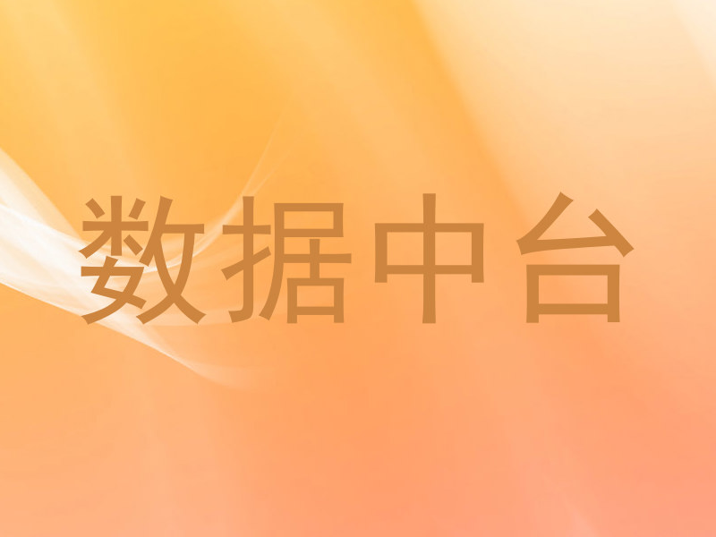 数据中台
