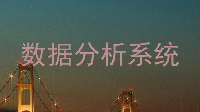 数据分析系统