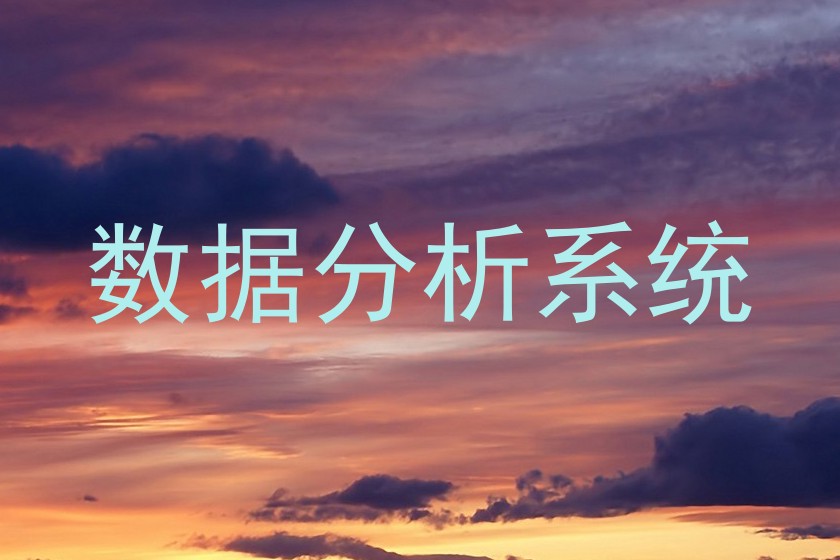 数据分析系统