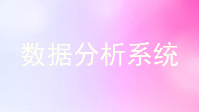 数据分析系统