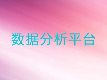 数据分析平台