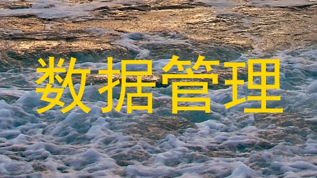 数据管理
