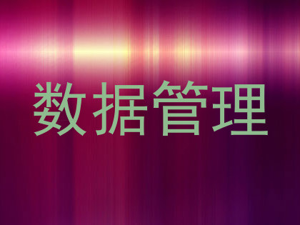 数据管理