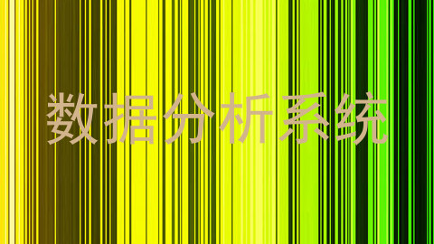 数据分析系统