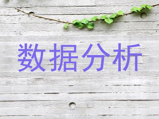数据分析