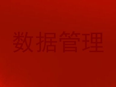数据管理