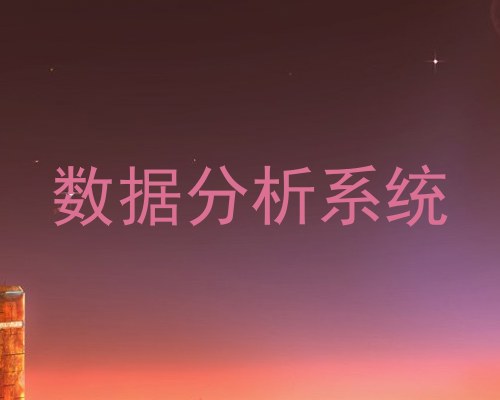 数据分析系统