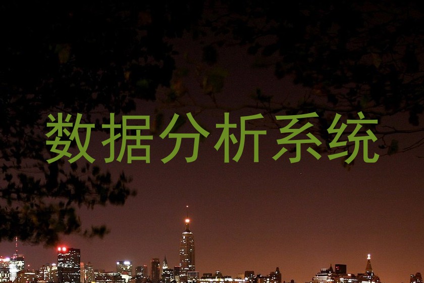 数据分析系统