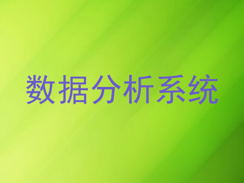 数据分析系统
