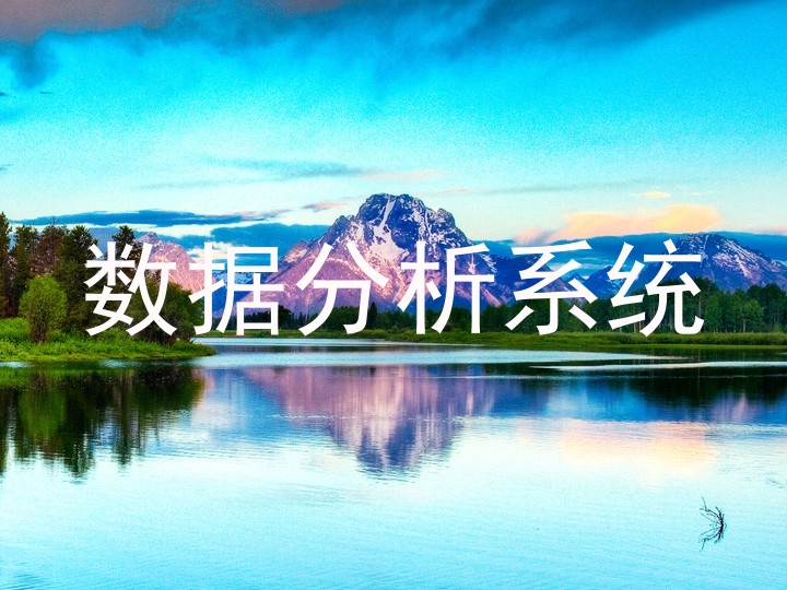 数据分析系统