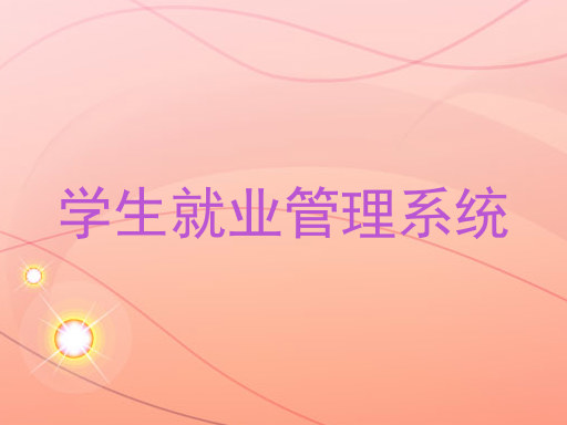 学生就业管理系统